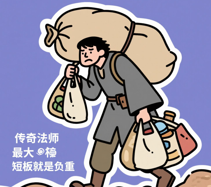 法师最大短板就是负重！